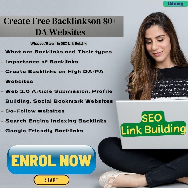 SEO Link Building: Create Free Backlinks on 80+ DA Websites